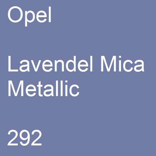 Opel, Lavendel Mica Metallic, 292.